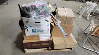Pallet of assorted household items