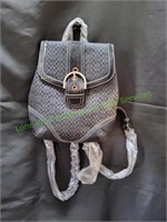 Black Shoulder Strap/backpack Purse Handbag