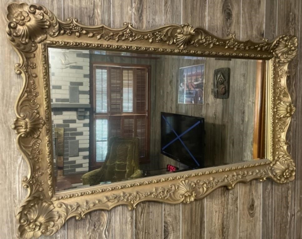 Large wall mirror