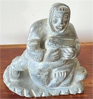 Vintage Inuit Carved Stone Figure