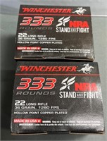 666 rnds Winchester .22LR Ammo