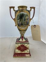 Victorian Vase on Pedestal