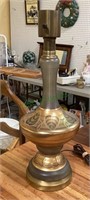 Amazing mid century genie bottle lamp with