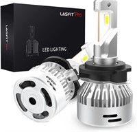 $130 LASFIT Pro-MB1 H7 LED Headlight Bulbs, 400%