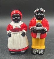 Vtg Black American Aunt J & Uncle M Bells