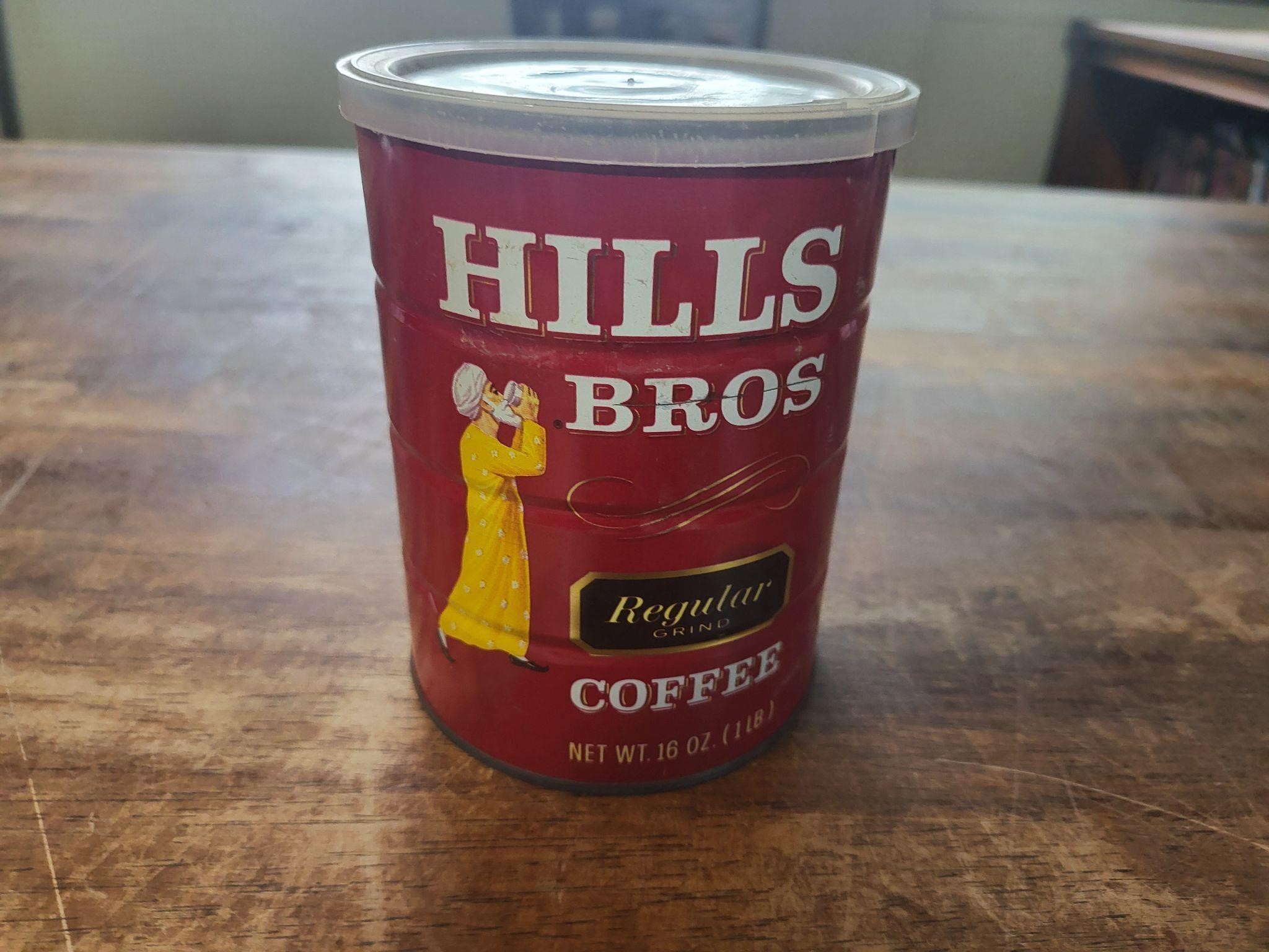 Old coffee can