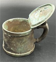 Antique Brass/Copper Mug Shaped Container