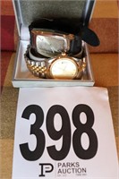 (2) Men's Watches (1 Marked Firestone)