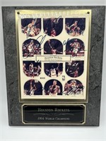 1994 Autographed Houston Rockets World Champs