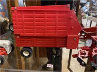 Plastic and metal red chopper box
