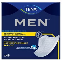 Tena Mens Incontinence Guards Moderate Absorb 48pk