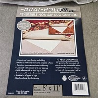 Dual-Hold Reversible Non-Slip Rug Cushion 8'x11'