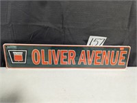 Oliver Avenue Sign 5"x24"