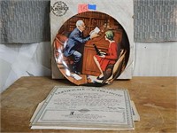 Norman Rockwell "The Professor" Plate