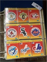 1991 Fleer Baseball Cards In Album