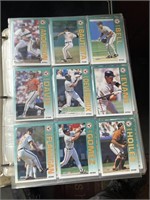 1992 Fleer Baseball Cards In Album