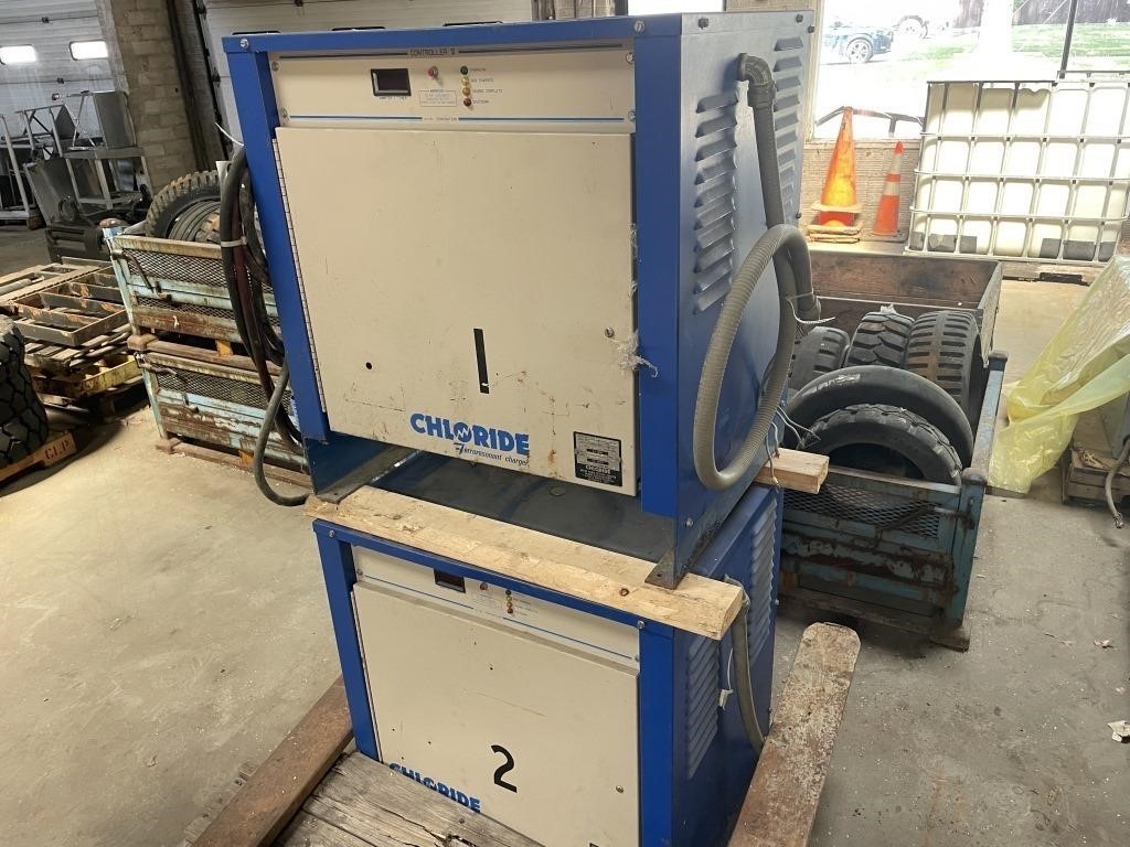 2 Chloride Forklift Chargers