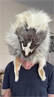 BADGER FUR HAT REAL FUR