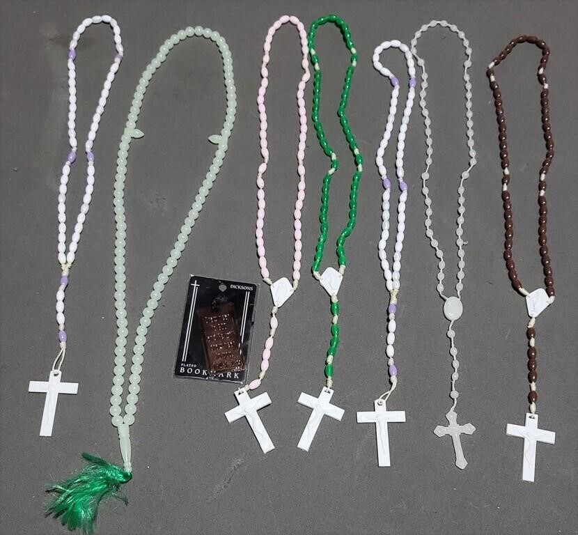 Lot of Religious Rosary Crucifix