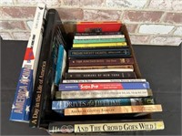 BOX LOT: 20 ASSORTED THEMED BOOKS- FICTION AND