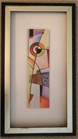 Signed Framed  Abstract