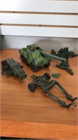 Lot of Vintage GI Joe Vehicles and Accessories