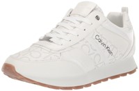used Calvin Klein Women's Carlla Sneaker, White M