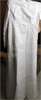 1980 Era Wedding Dress with Detachable Trail