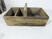 Very old Pickling Spice wood box