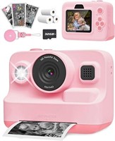 Instant Print Camera for Kids, 2.4 Inch Screen Cam