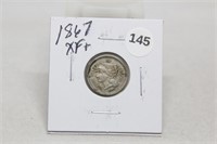 1867XF+ Three Cents