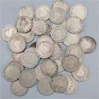 (40) 1902-1907 Liberty V Nickels