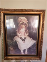 Cherry Ripe 1879 Framed Girl Picture