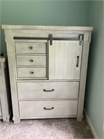 Armoire 44x20x54 with 5 drawers and open space