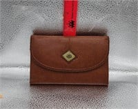 Vintage Michael Stevens Brown Leather Wallet