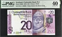 Scotland Clydesdale 20 Pounds 2013 PMG 40 SCBS