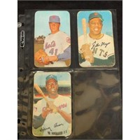 (3)1970-71 Topps Baseball Supers Stars/hof