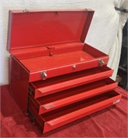 MasterCraft 3 Drawer Metal Tool Box