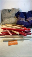 VTG Sweaters & Candles Lot