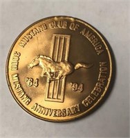 Ford Mustang Club Of America Coin
