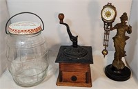 Collectable Lot  Including Large Advertising Jar