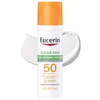 2.5oz Eucerin SPF 50 Sunscreen