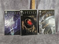 SPECIES COMIC BOOKS LOT OF 3