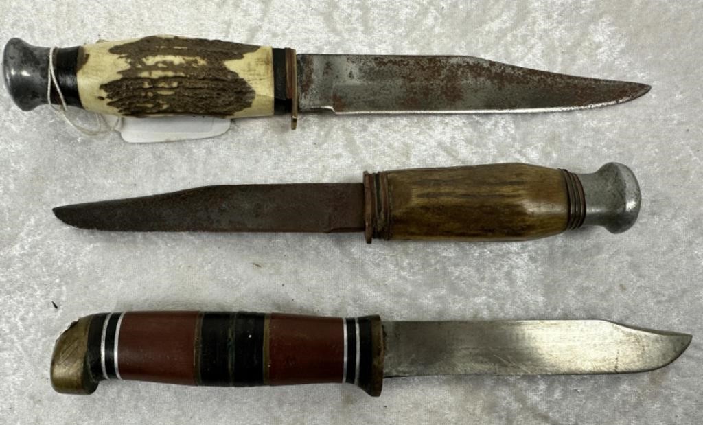 Lot Of 2 US 1950's Circa Fighting Knives