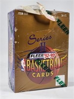1992-93 FLEER BASKETBALL SERIES II SEALED BOX