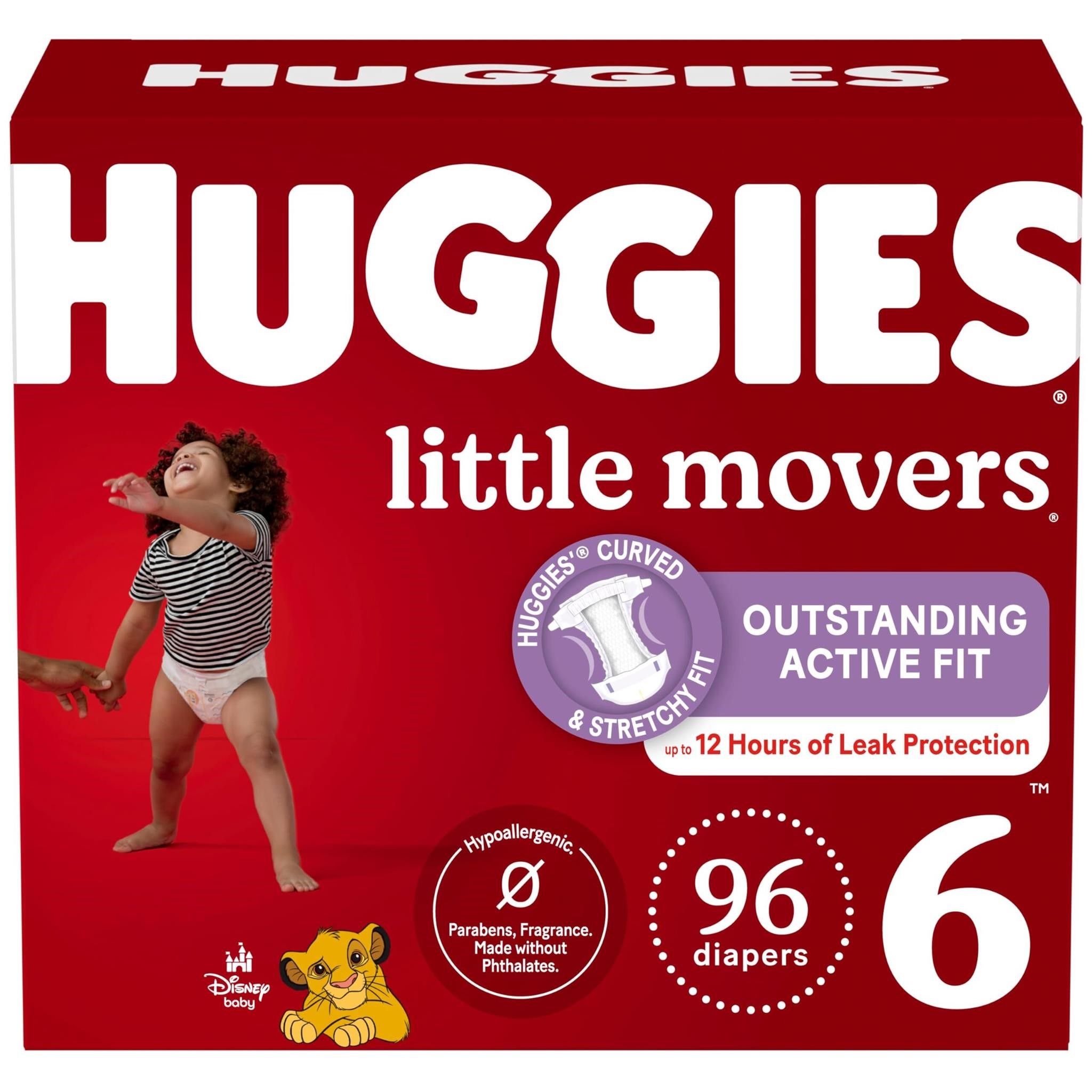 Huggies Size 6 Diapers, Little Movers Baby