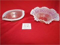 TEAR DROP HOBNAIL DISH,9' BOWL