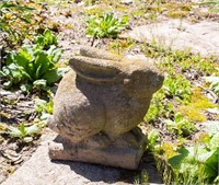Cast Stone Sitting Rabbit