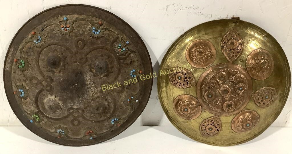 Antique Middle Eastern Style Shields / Wall Decor