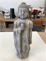 New 19" Dharma Cast Cement Garden Statue